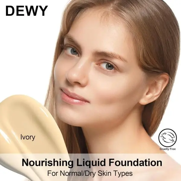 fv-waterproof-foundation-with-medium-coverage-oil-free-long-lasting-matte-foundation-for-oily-normal-skin-liquid-makeup-foundation-for-face-natural-beige-30g - 4.webp