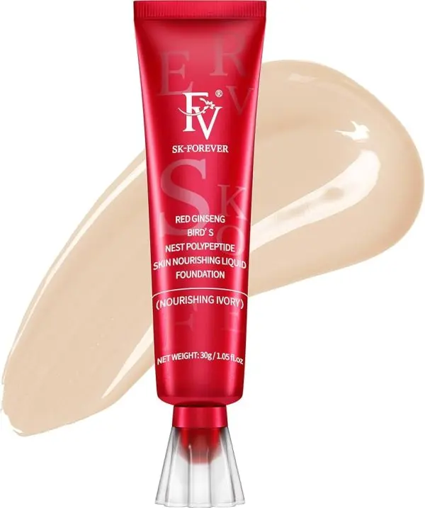 fv-waterproof-foundation-with-medium-coverage-oil-free-long-lasting-matte-foundation-for-oily-normal-skin-liquid-makeup-foundation-for-face-natural-beige-30g - 9.webp