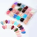 576-pcs-box-colorful-artifical-nails-acrylic-full-cover-nail-fake-nails-fancy-artifical-nails-french-nails-nails-for-girls-in-multicolours - 3.webp