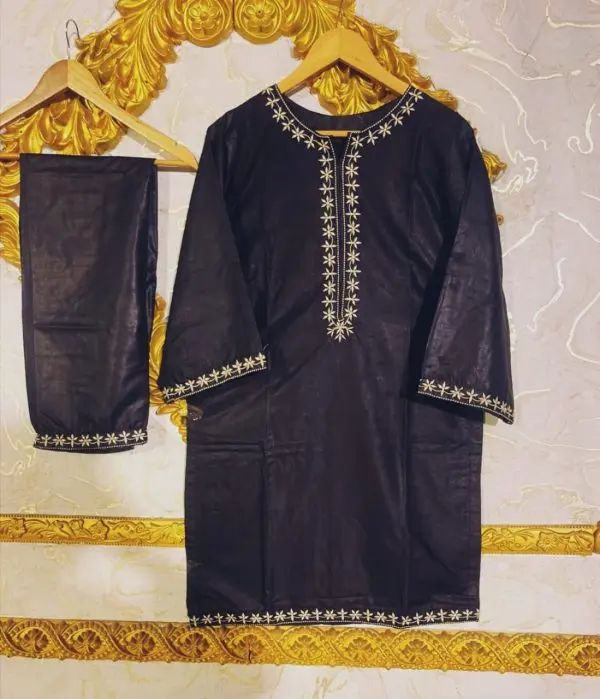 2pcs-stitched-suits-2-pcs-elegant-womens-stitched-embroidered-linen-shirt-and-trouser - 6.webp