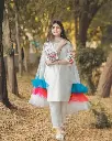 embroidered-sleeves-kurti-with-frill-dupatta-trouser-3-piece-suit-embroidered-dresses-for-women - 3.webp