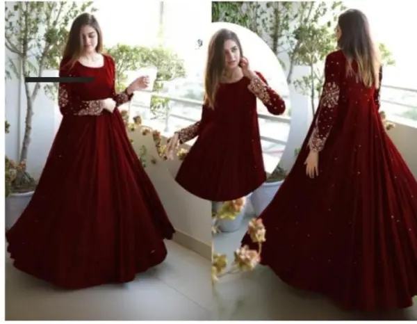 3-piece-heavy-embroidered-with-front-and-back-pearls-attached-gown-with-maxi-trouser - 5.webp