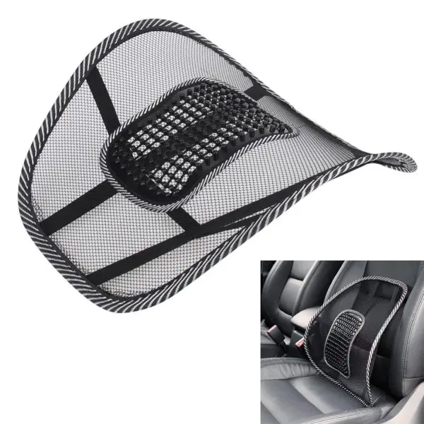 1-piece-lumbar-back-support-mesh-cushion-backrest-for-office-home-car-seat-portable-breathable-work-chair-rest-massage-beads-for-lower-body-pain-relief - 2.webp