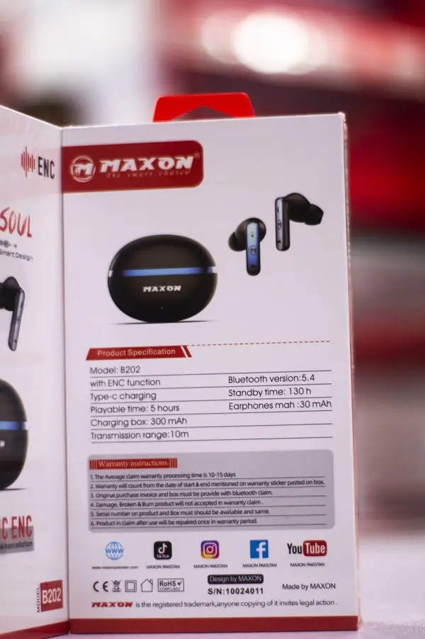 maxon-b-202-sound-soul-earbuds-noise-cancellation-enc-touch-sensor-type-c-charging - 6.webp