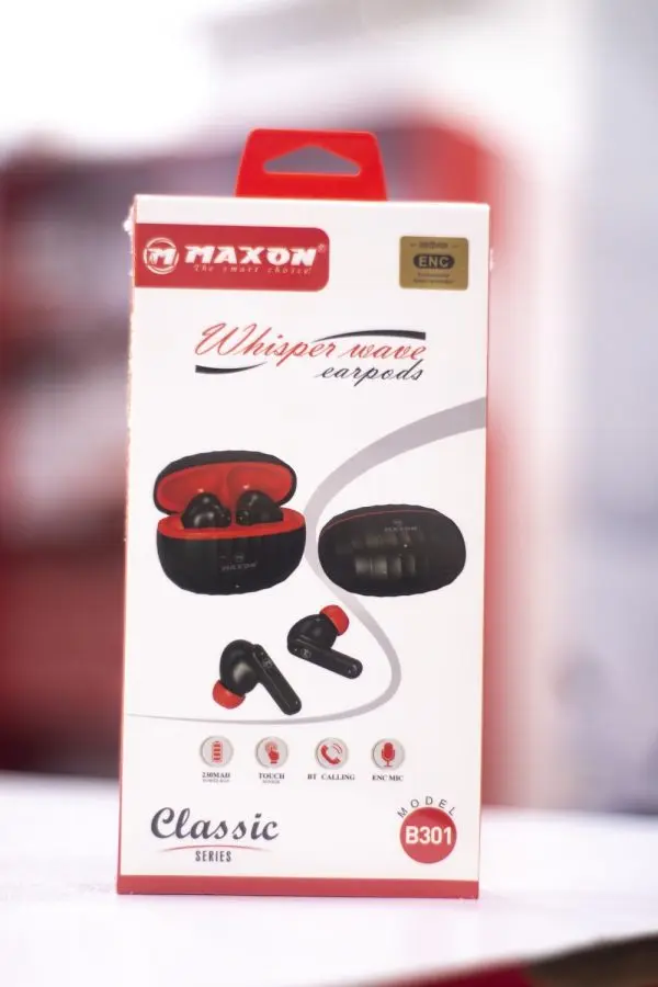 maxon-b-301-whisper-wave-earbuds-enc-environmental-noise-cancellation-13mm-bass-speaker - 6.webp