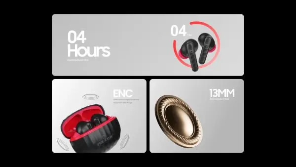 maxon-b-301-whisper-wave-earbuds-enc-environmental-noise-cancellation-13mm-bass-speaker - 4.webp