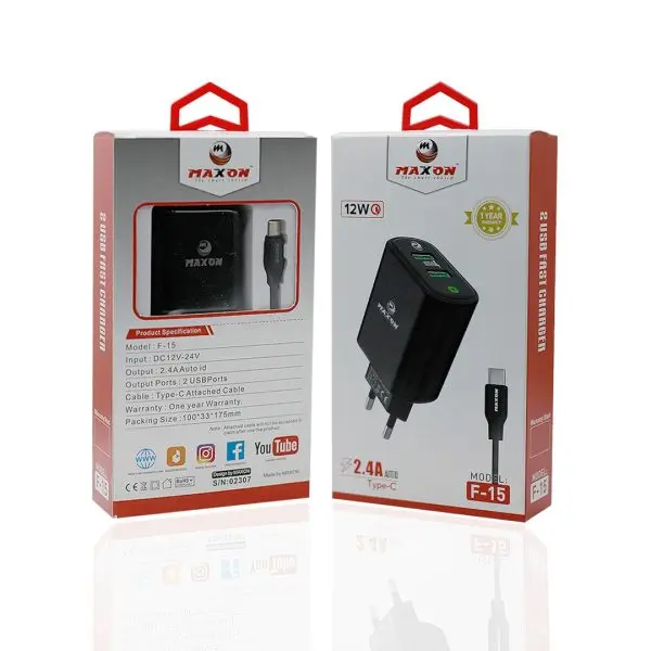 maxon-f15-android-2-4-auto-id-12-w-charger-with-fast-charging - 6.webp