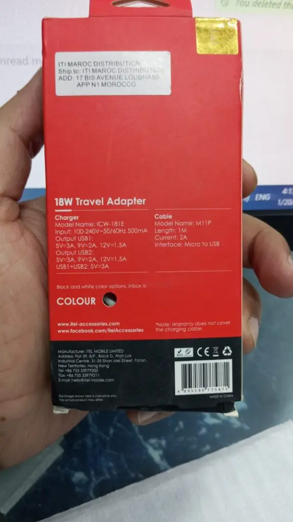 itel-18w-qc3-0-fast-charge-adapter-with-fast-charging-with-micro-cable - 2.webp