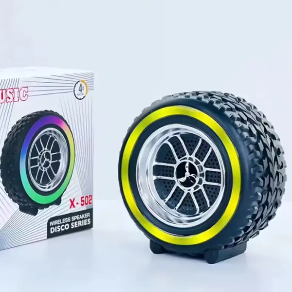 x-502-rgb-wheel-shaped-wireless-speaker-with-subwoofer-portable-usb-bt-tf-card-playback-for-parties-computer-use - 1.webp