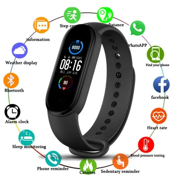 m5-band-sport-wristband-blood-pressure-monitor-heart-rate-for-android-and-ios-with-fitpro-app-best-quality-band-black - 5.webp