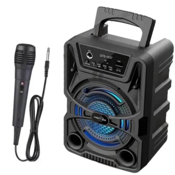 gts-1637-portable-bluetooth-wireless-outdoor-speaker-karaoke-with-wired-microphone - 3.webp