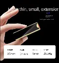 focus-rechargeable-lighter-usb-pocket-sized-type-c-rechargeable-lighter-sliding-electronic-lighter-slim-fashionable-with-type-c-charging-cable - 3.webp