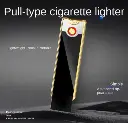 focus-rechargeable-lighter-usb-pocket-sized-type-c-rechargeable-lighter-sliding-electronic-lighter-slim-fashionable-with-type-c-charging-cable - 4.webp