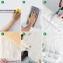 1piece-3d-wall-stickers-faux-brick-white-brick-bedroom-home-decor-waterproof-self-adhesive-living-room-wallpaper - 4.webp