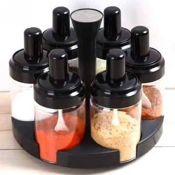 6-in-1-spice-condiments-bottles-container-with-rotating-rack-kitchen-organization-with-set-of-6 - 2.webp