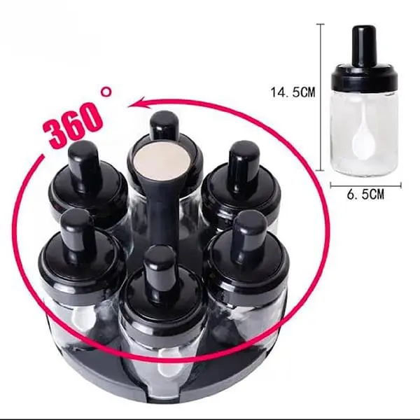 6-in-1-spice-condiments-bottles-container-with-rotating-rack-kitchen-organization-with-set-of-6 - 3.webp