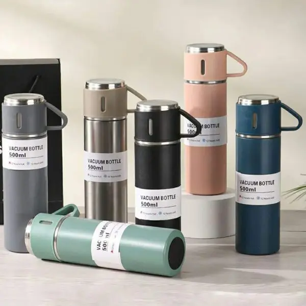 stainless-steel-vacuum-flask-set-500ml-with-3-cups-gift-box-random-color-2 - 4.webp