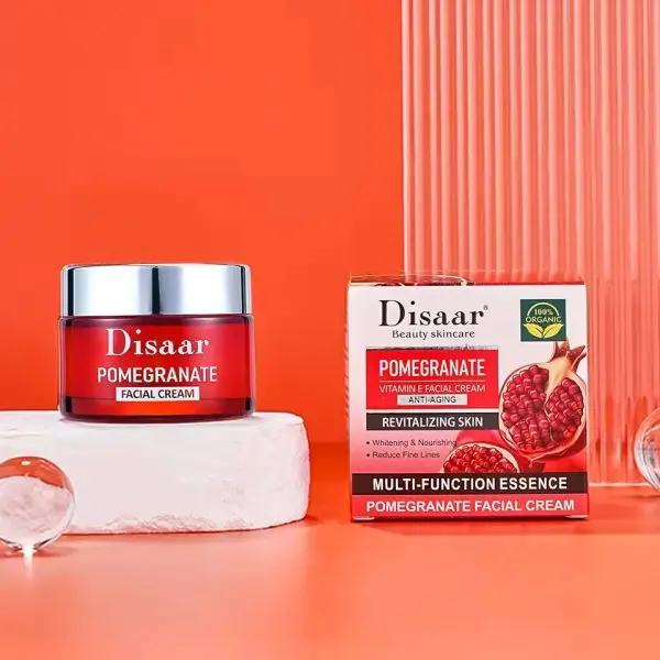 disaar-beauty-pomegranate-vitamin-e-facial-cream-anti-aging-revitalizing-skin-nourishing-face-skin-reduce-fine-lines-50g - 4.webp