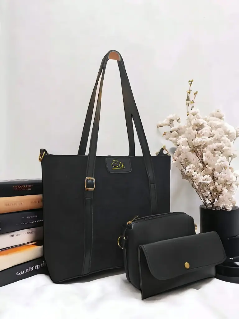 RABBIT TOTE-BLACK