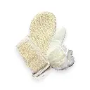 Exfoliating Bath Set: Loofah Gloves, Back Scrubber Belt & Loofah Sponge – Bathing Combo