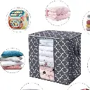 ( 1 Piece ) Storage Folding Bag Organizer, Cloth Storage Boxes For Wardrobe. (good Quality) ( Random Color )