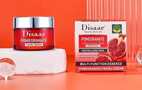 Disaar Beauty Pomegranate Vitamin E Facial Cream Anti-aging Revitalizing Skin Nourishing Face Skin Reduce Fine Lines 50g