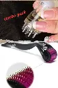 Combo Pack Scalp Root Hair Oil Applicator | Derma Roller (0.5mm) (random Color)
