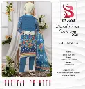 “bin Saeed Digital Printed Collection” 3pcs Lawn | Unstitched Collection Casual Wear