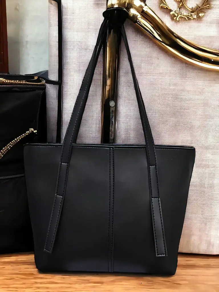 APPLE TOTE-BLACK