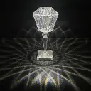 Rose Diamond Table Touch Lamp Crystal Usb Chargeable