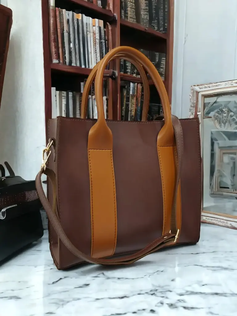 ITALIAN TOTE-BROWN