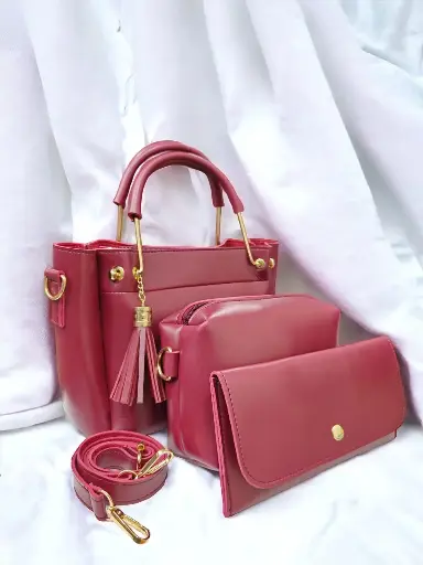 AQSA'S (3-PCS)-MAROON