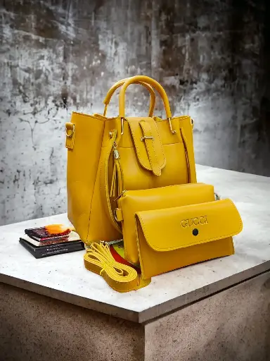 UZMA'S(3-PCS)-YELLOW