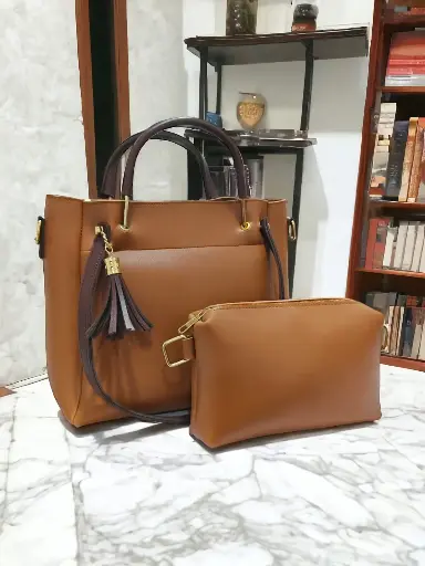 MEERU COLLECTION-LEATHER BROWN