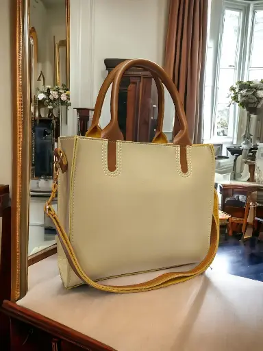DUM DUM TOTE-LIGHT BROWN