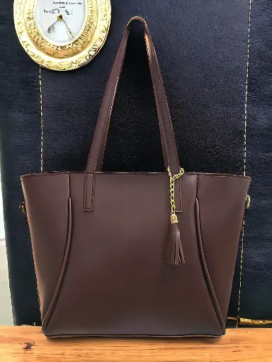ZEN TOTE FULL BIG SIZE-BROWN