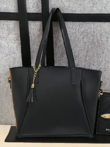 ZEN TOTE FULL BIG SIZE-BLACK