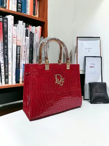 ACRYLIC TOTE-RED