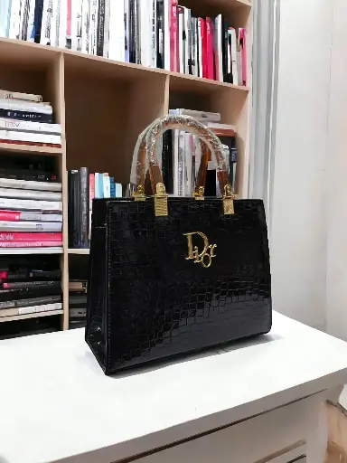 ACRYLIC TOTE-BLACK