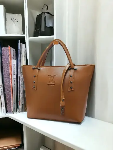 AZZARO TOTE-LEATHER BROWN