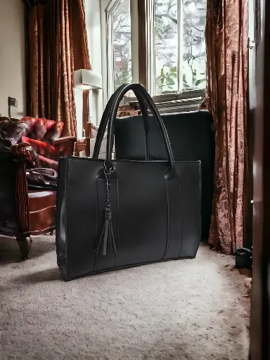 LEUX LEATHER-BLACK