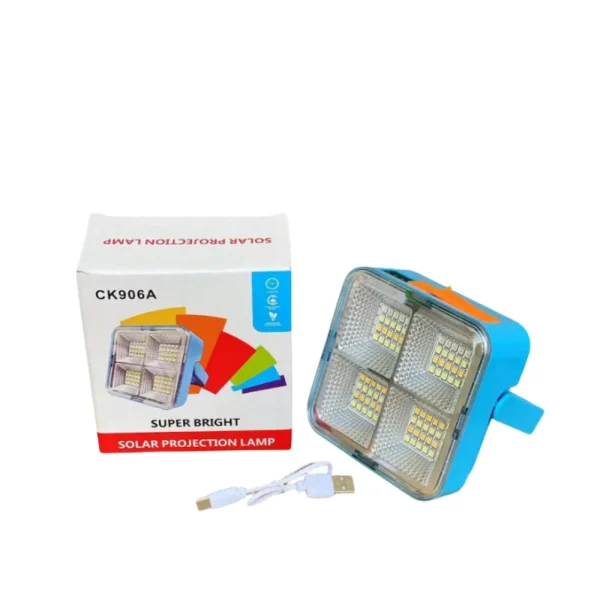 Super Bright Solar Projection Lamp Ck906a – Energy-efficient Outdoor Lighting For Stunning Displays