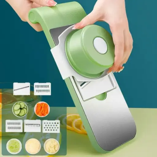 Stainless Steel Multifunctional Vegetable Cutter Grater For Vegetables Slicers Shredders Peeler Carrot Fruit Vegetable Cutting Kitchen Tool.(random Color )
