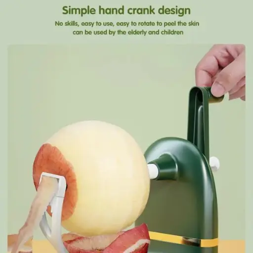 Manual Rotation Multifunctional Apple Peeler Creative Kitchen Cutter Tool Fruit Machine Hand-cranked Fruit Peeler Apple Pear Slicer (random Color)