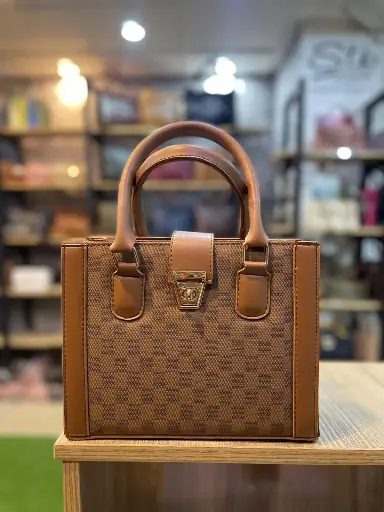 CHESS BOX-LEATHER BROWN