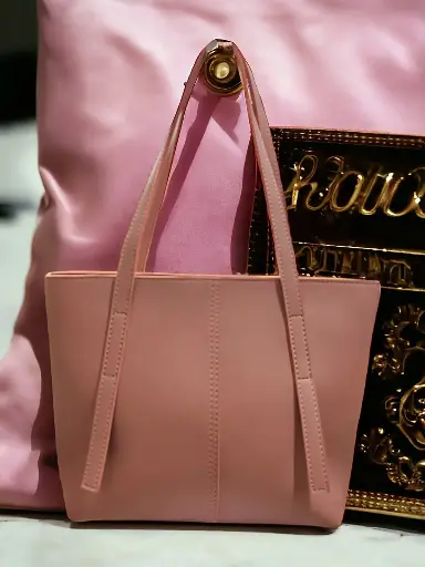 APPLE TOTE-PINK