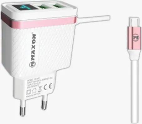 Maxon Ck-501 Micro 2 Usb Port Android Fast Charger 2.4 A