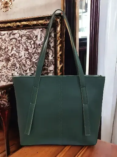 APPLE TOTE-SEA GREEN