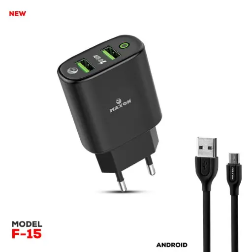 Maxon F15 Android 2.4 Auto Id 12 W Charger With Fast Charging