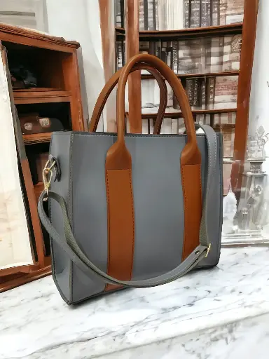 ITALIAN TOTE-GRAY